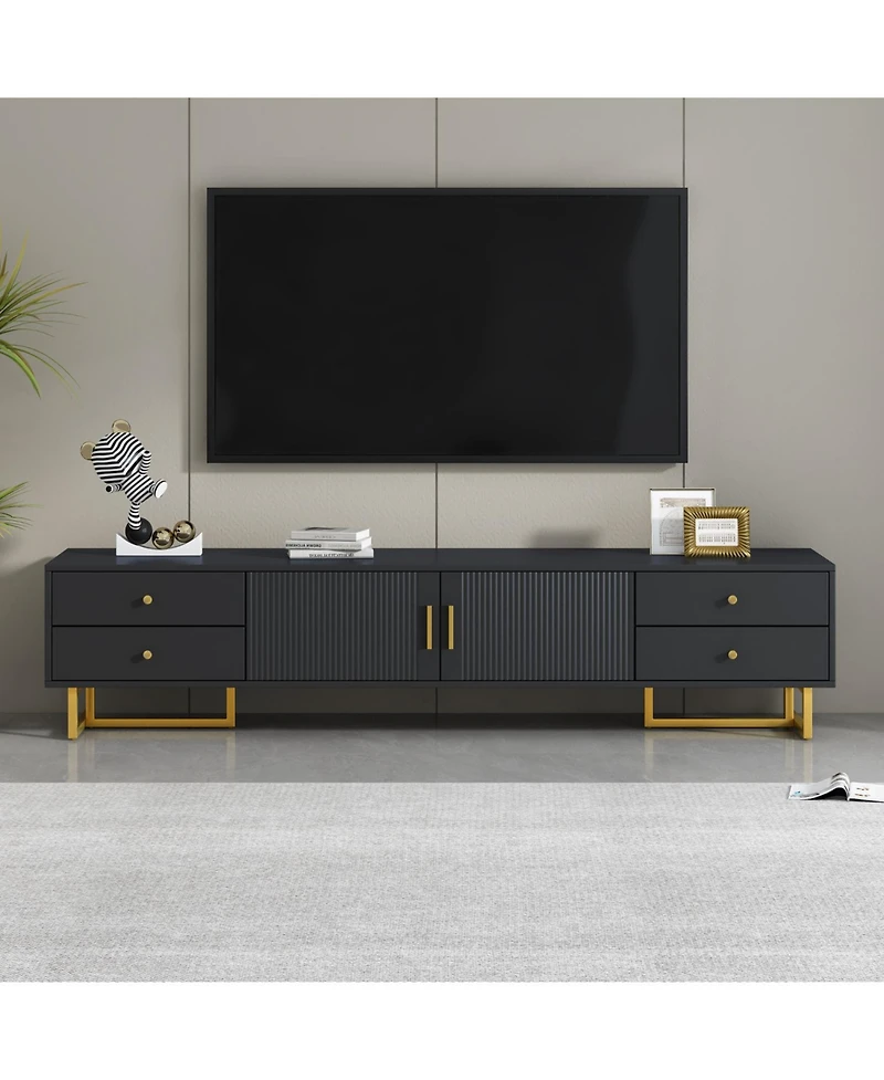 Streamdale Furniture Tv Stand for 65+ Inch Tv Modern Entertainment Center