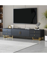 Streamdale Furniture Tv Stand for 65+ Inch Tv Modern Entertainment Center