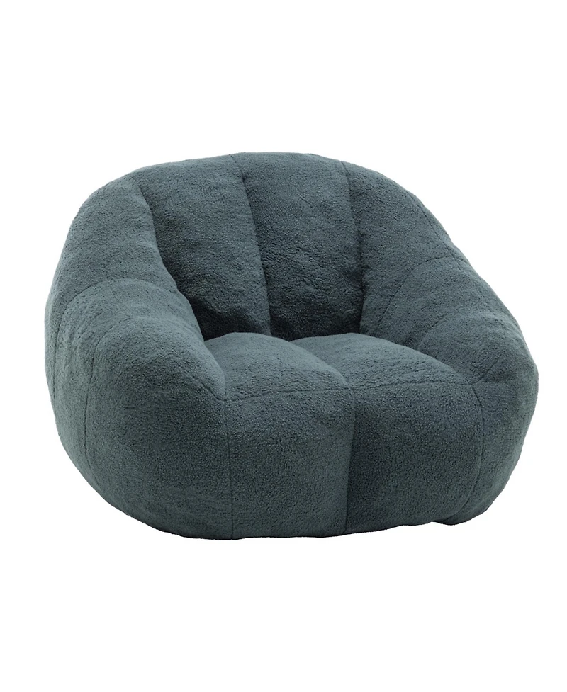 Streamdale Furniture Tufted Bean Bag Chair with Memory Foam