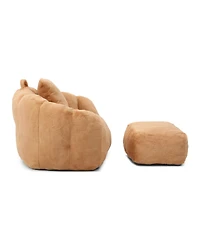 Streamdale Furniture Giant Faux Fur Bean Bag Chair with Filler