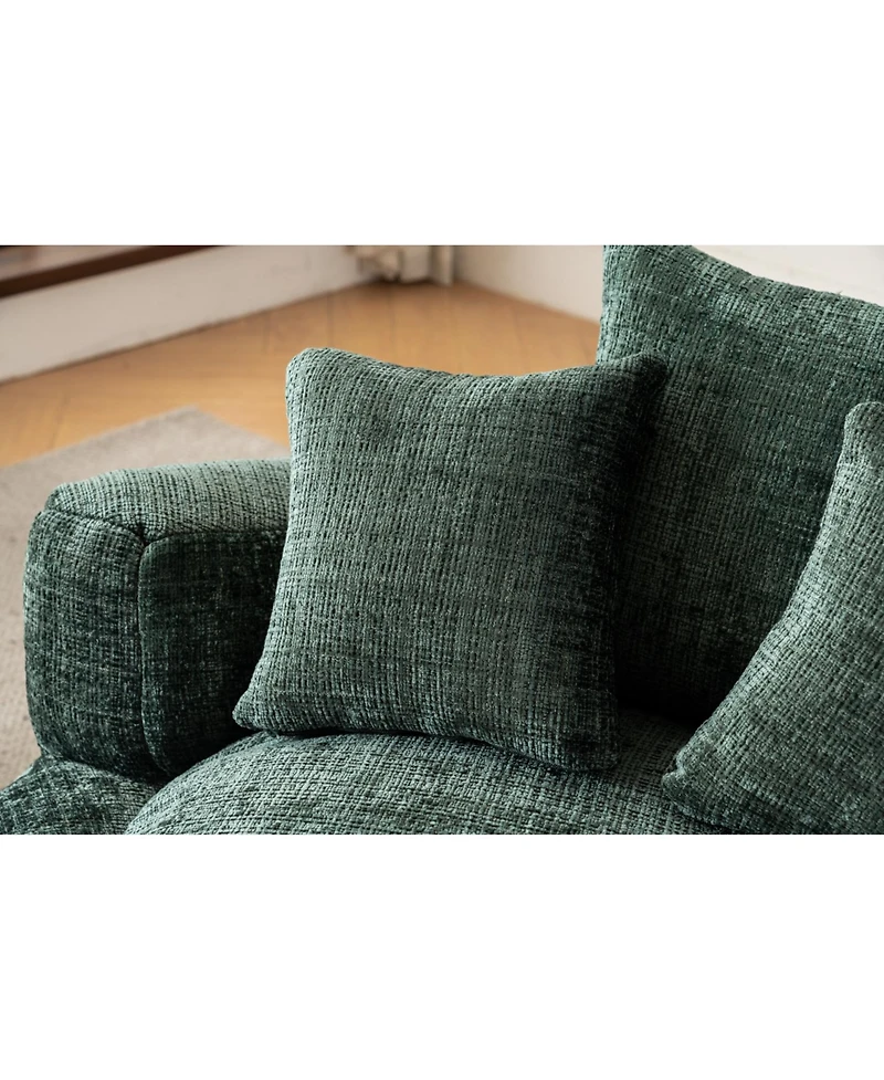 Streamdale Furniture + 1 Pc. + Chenille + Indoor/Outdoor + Bean Bag Chair