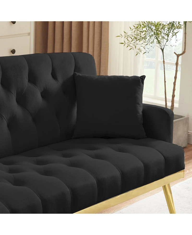 Streamdale Furniture Black 2 Seater Sofa