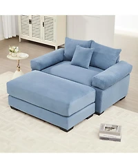 Streamdale Furniture Streamdale Oversized Cloud Modular Sectional Couch, Corduroy