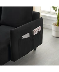 Streamdale Furniture Corduroy Sofa w/ Pillows - 79.5" - Apartment, Office, Living Room