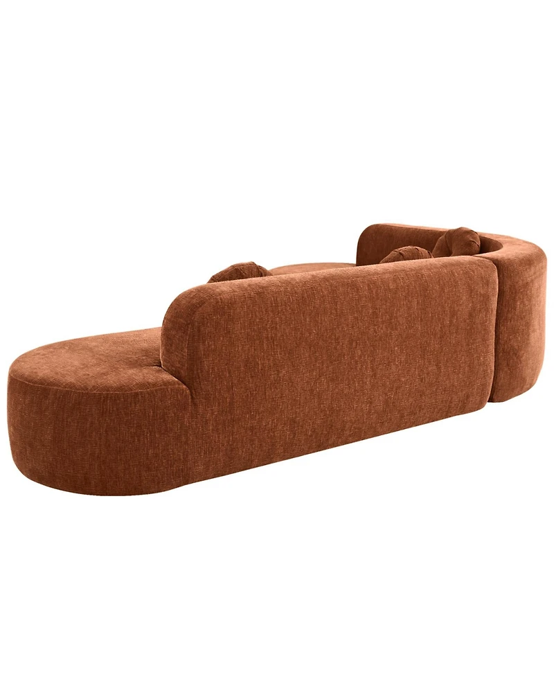 Streamdale 122" Extra Large Curved Sectional Sofa