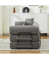 Streamdale Furniture Folding Sofa Bed 78.5" Convertible Couch with Pillows