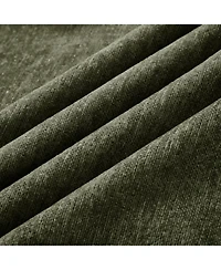 Streamdale Furniture Green Chenille Sleeper Sofa with Ottomans