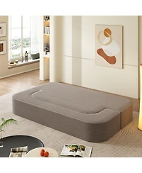 Streamdale Furniture 78.7" Modern Foldable Sofa Bed with Blanket & Pillows