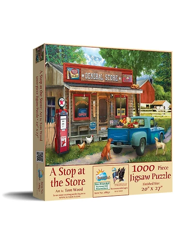 SunsOut A Stop at the Store 1000 piece Jigsaw Puzzle for Adults