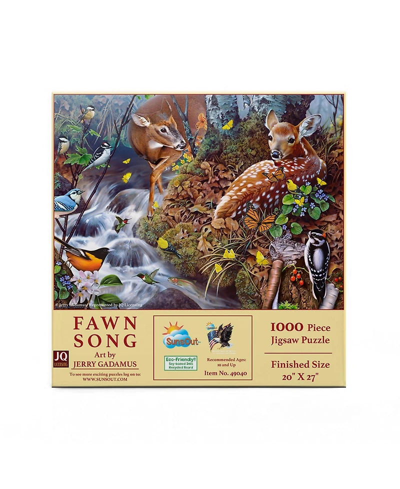 SunsOut Fawn Song 1000 piece Jigsaw Puzzle for Adults