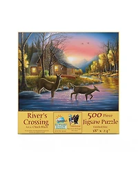 SunsOut River's Crossing 500 piece Jigsaw Puzzle for Adults