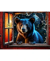 SunsOut Bear and Fireflies 500 piece Jigsaw Puzzle for Adults