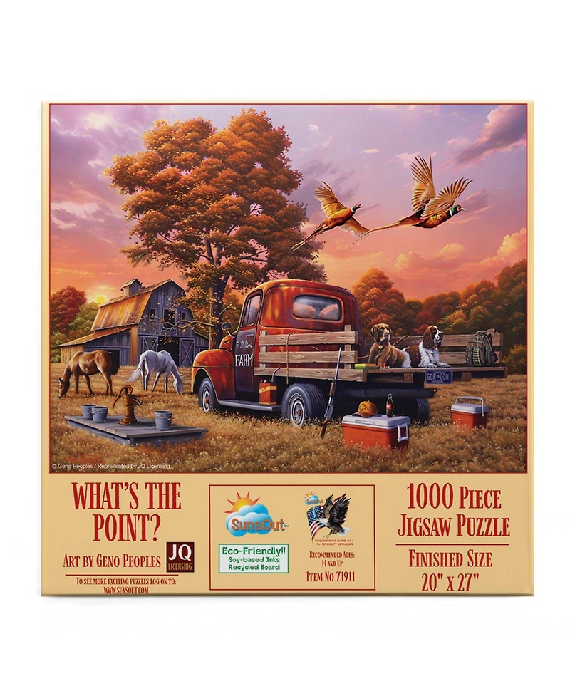 SunsOut What's the Point 1000 piece Jigsaw Puzzle for Adults