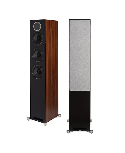Elac DFR52 Debut Reference 5.25 Inch Floorstanding Speaker - Pair (Walnut/Black)