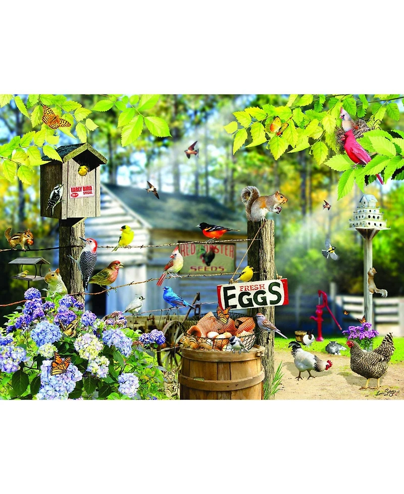 SunsOut Birds on a Wire 1000 piece Jigsaw Puzzle for Adults