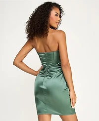 Katia Rae Juniors' Strapless Bodycon Mini Dress