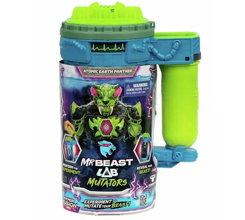 Mr Beast Lab Mutation Chamber Rock Panther Action Figure
