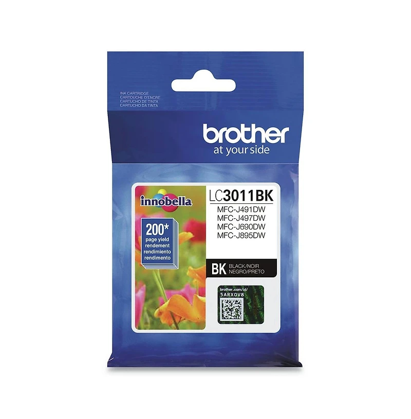 Brother LC3011BK 200 Page-Yield Ink - Black
