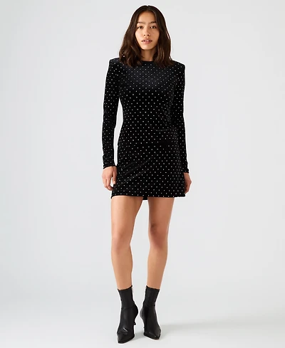 Steve Madden Women's Cindi A-Line Mini Skirt