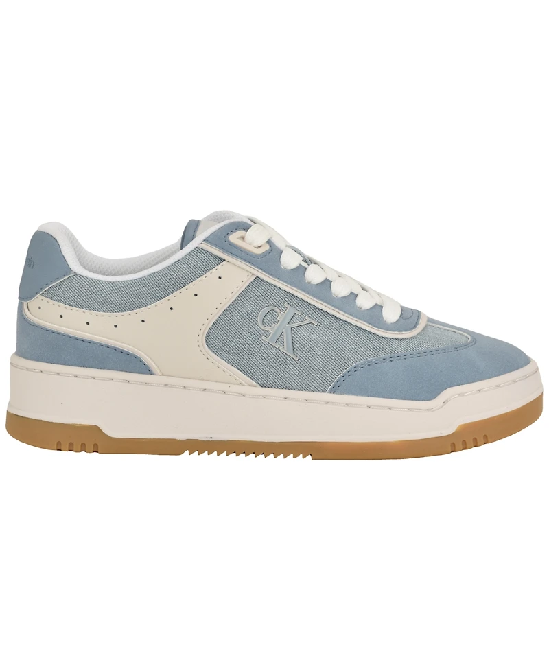 Calvin Klein Women's Pazquale Round Toe Lace-Up Sneakers