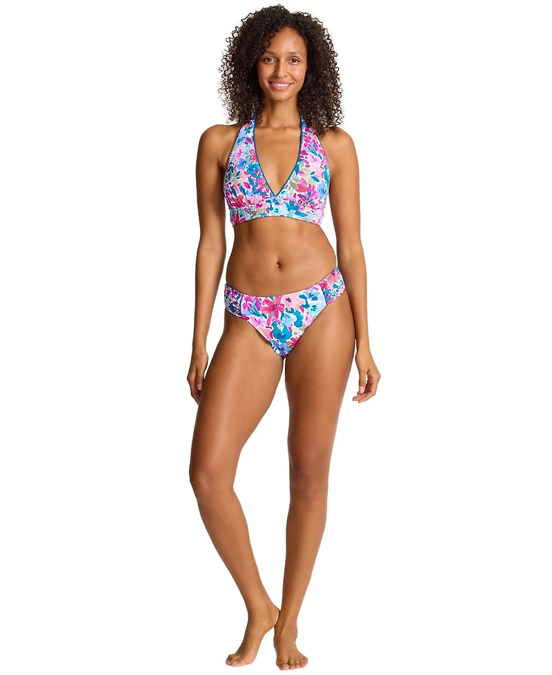 Tommy Bahama Women's Floral Rev Halter Straps Swim Top