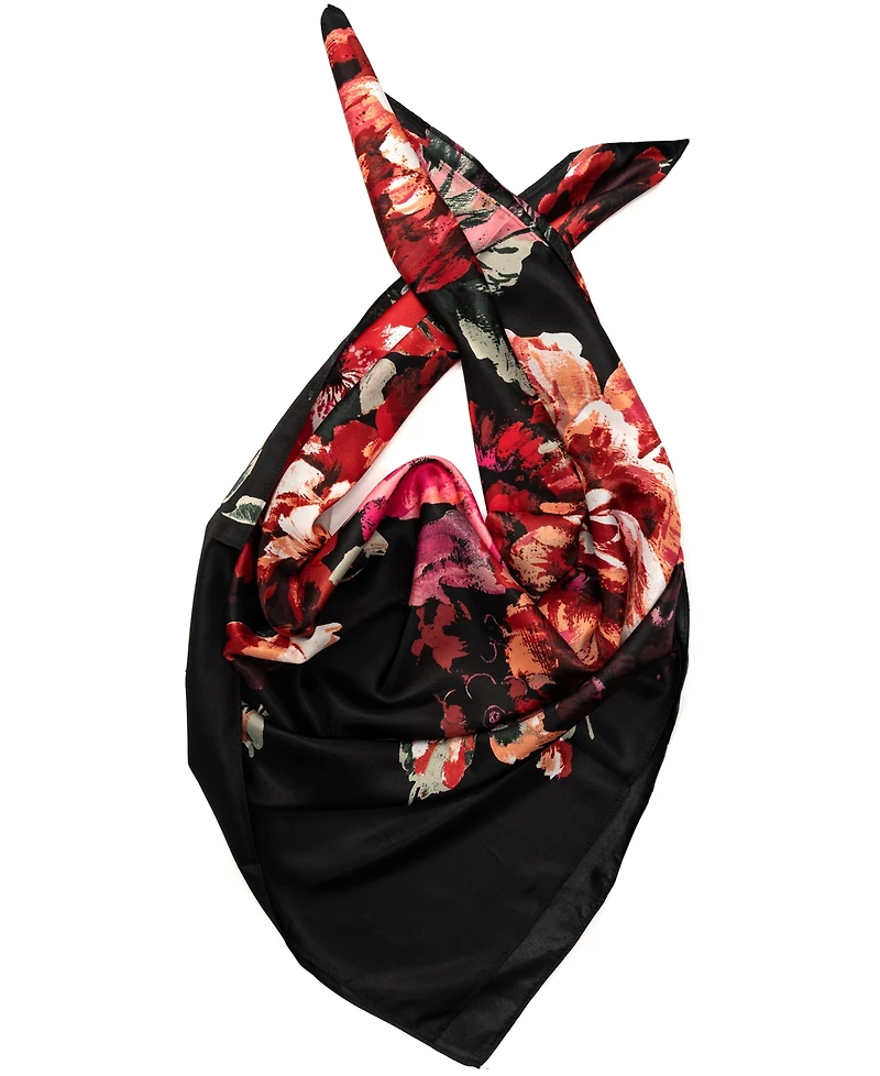 Vince Camuto Moody Botanical Floral Square Scarf