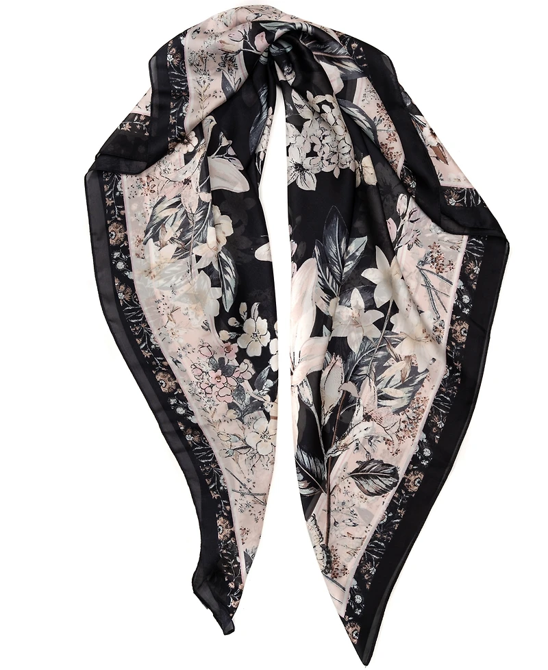 Vince Camuto Lily Floral Square Scarf