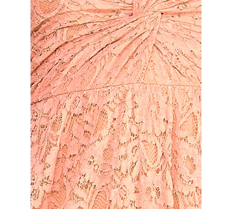 Seni & Cade Women's Twist Front Tie Shoulder Midi Dress