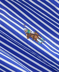 Polo Ralph Lauren Baby Girls' Striped Stand Collar Shirt and Leggings, 2-Piece Set