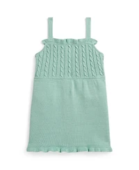 Polo Ralph Lauren Baby Girls' Mini-Cable Overall Dress