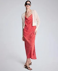 Kenneth Cole Women's Saddle-Shoulder Cropped Cardigan