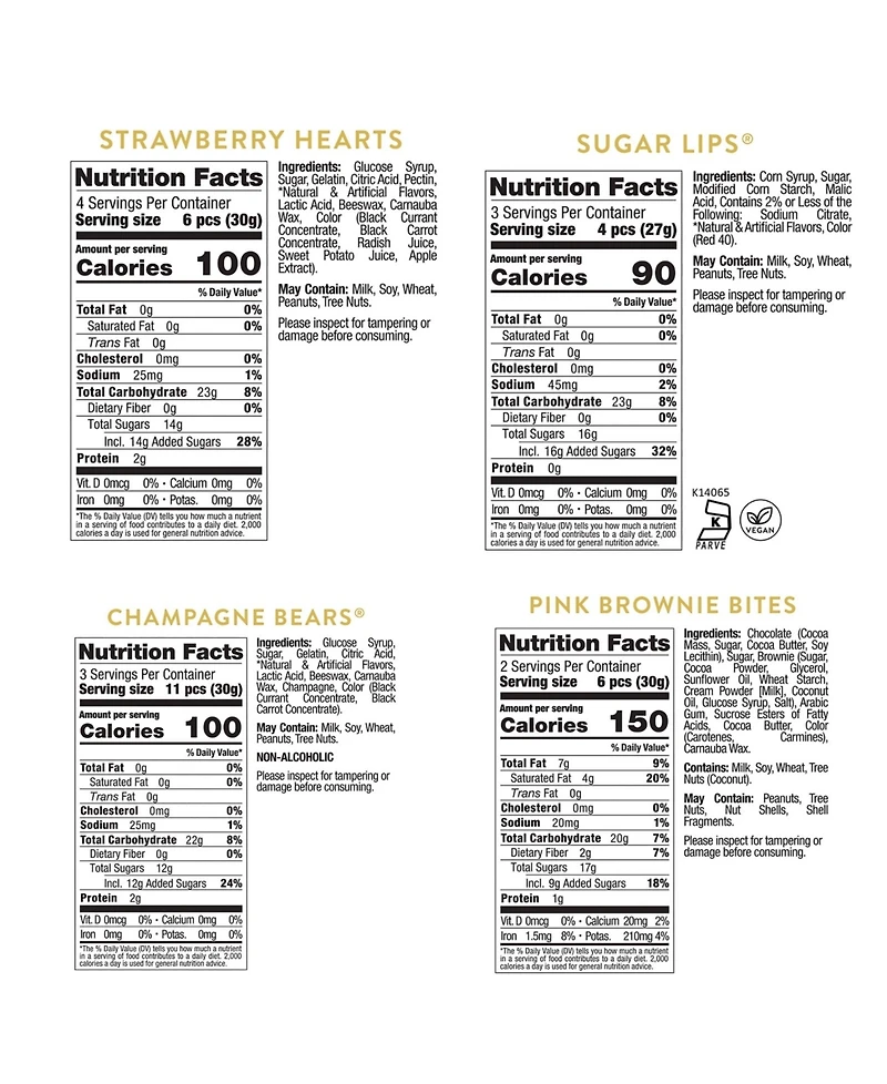 Sugarfina Valentine's Day Say It with Sweets Candy Bundle, 2 Pieces