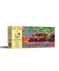 SunsOut Our Work is Done Here 300 piece Jigsaw Puzzle for Adults