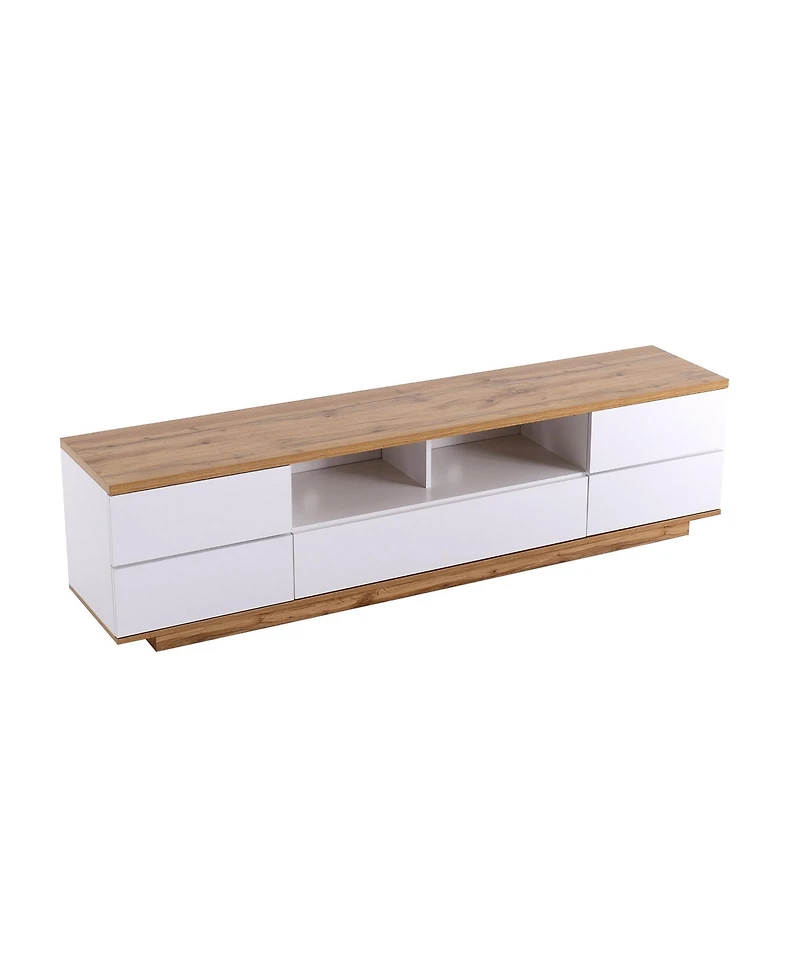 Streamdale 80" Tv Stand with Multi-Functional Storage