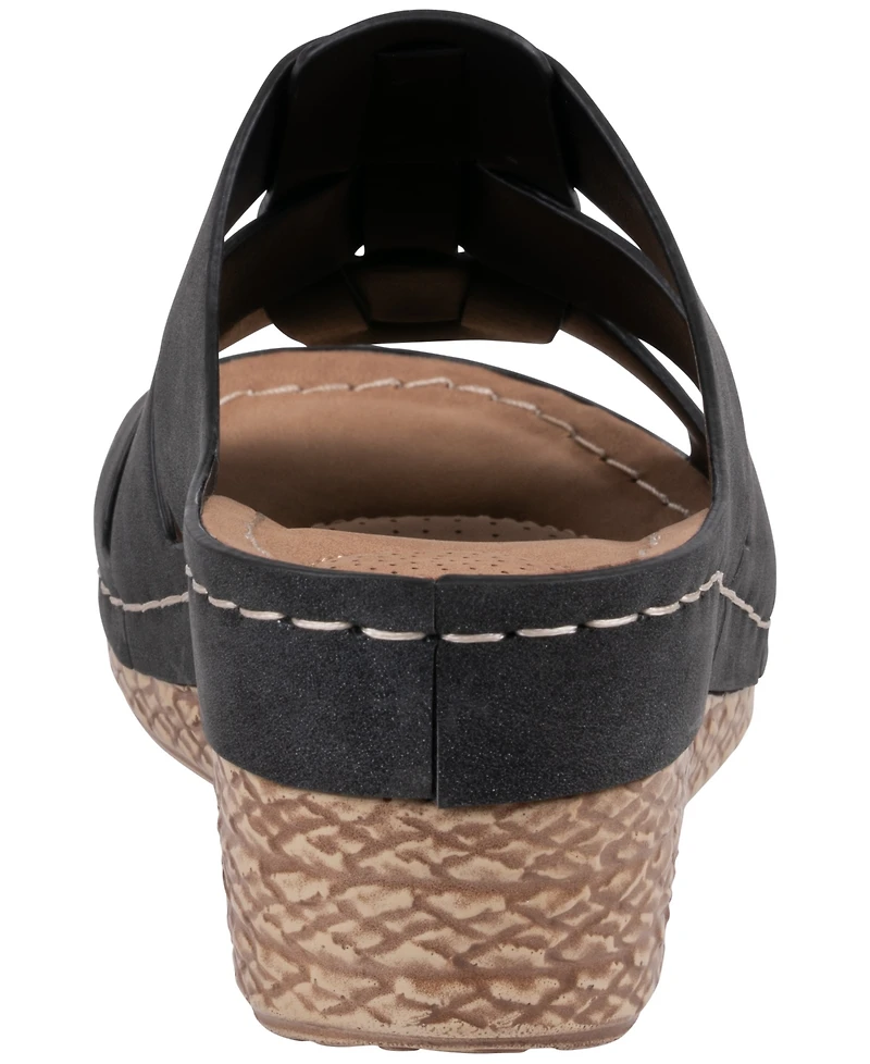 Gc Shoes Women's Monte Embellished Slip-On Sandals