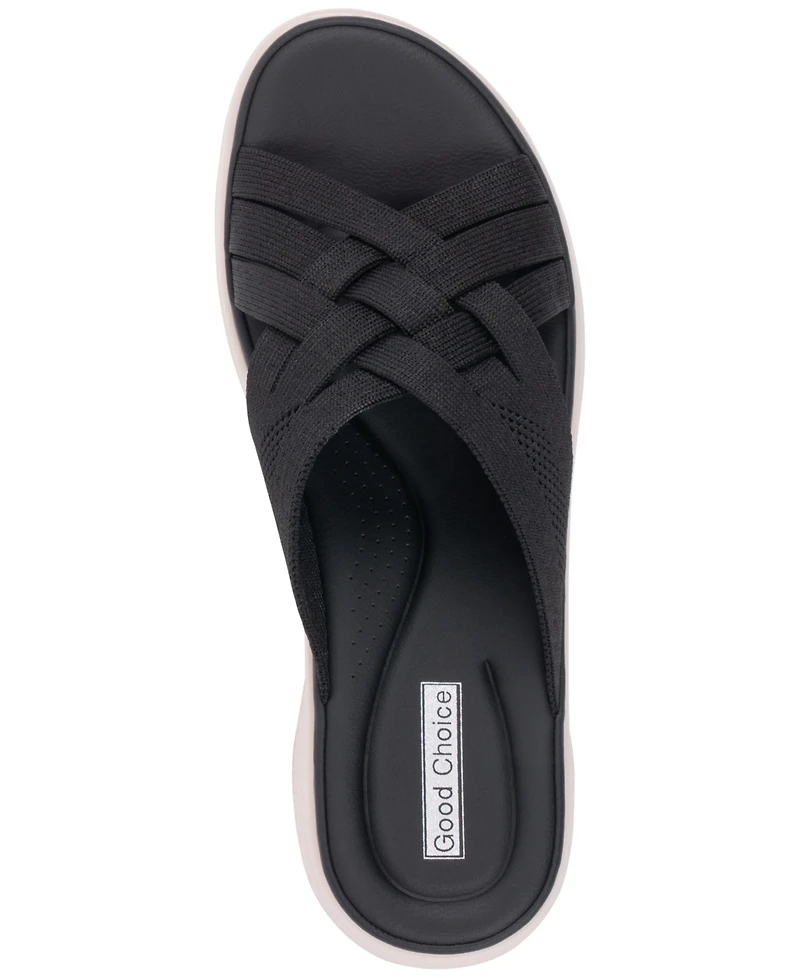 Gc Shoes Women's Slip-On Wedge Sandals