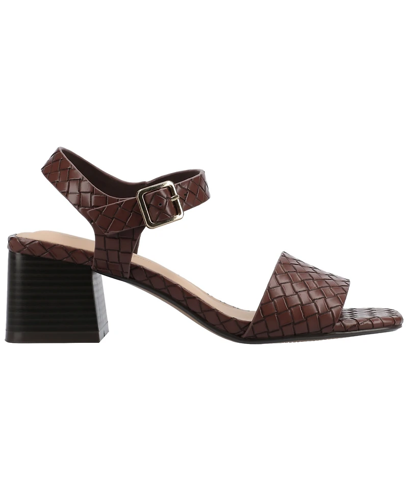 Journee Collection Women's Shaina Open Toe Sandals