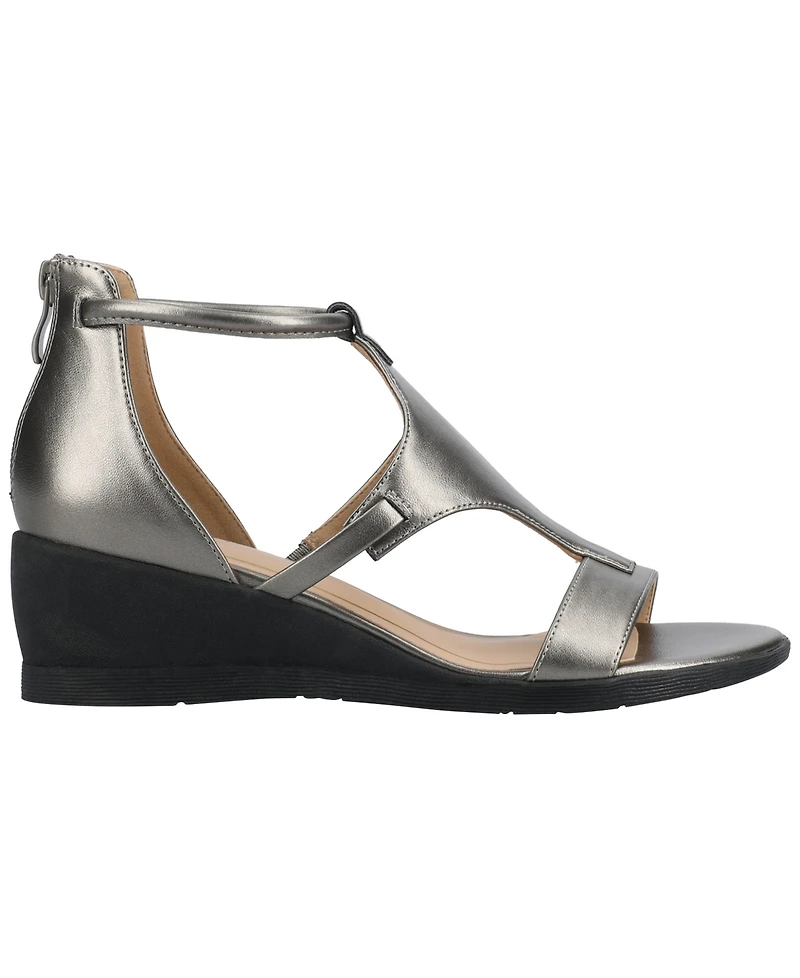 Journee Collection Women's Trayle Wedge Sandals