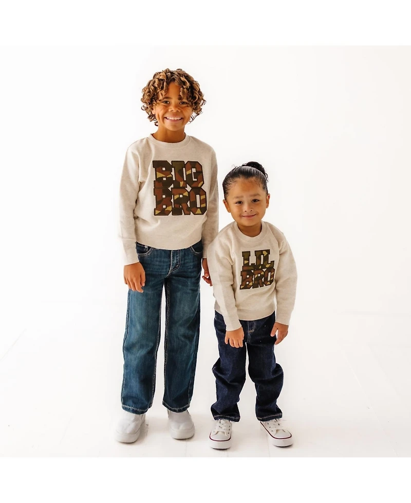 Sweet Wink Boys Bro Camo Patch Sweatshirt