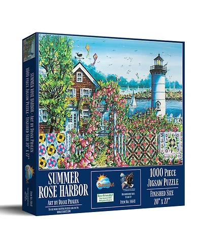 SunsOut Summer Rose Harbor 1000 piece Jigsaw Puzzle for Adults