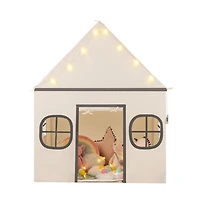 Kids Play Tent Large Playhouse with Door Curtain and Star Lights