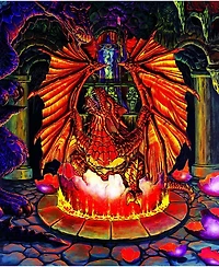 SunsOut Birth of a Fire Dragon 1000 piece Jigsaw Puzzle for Adults