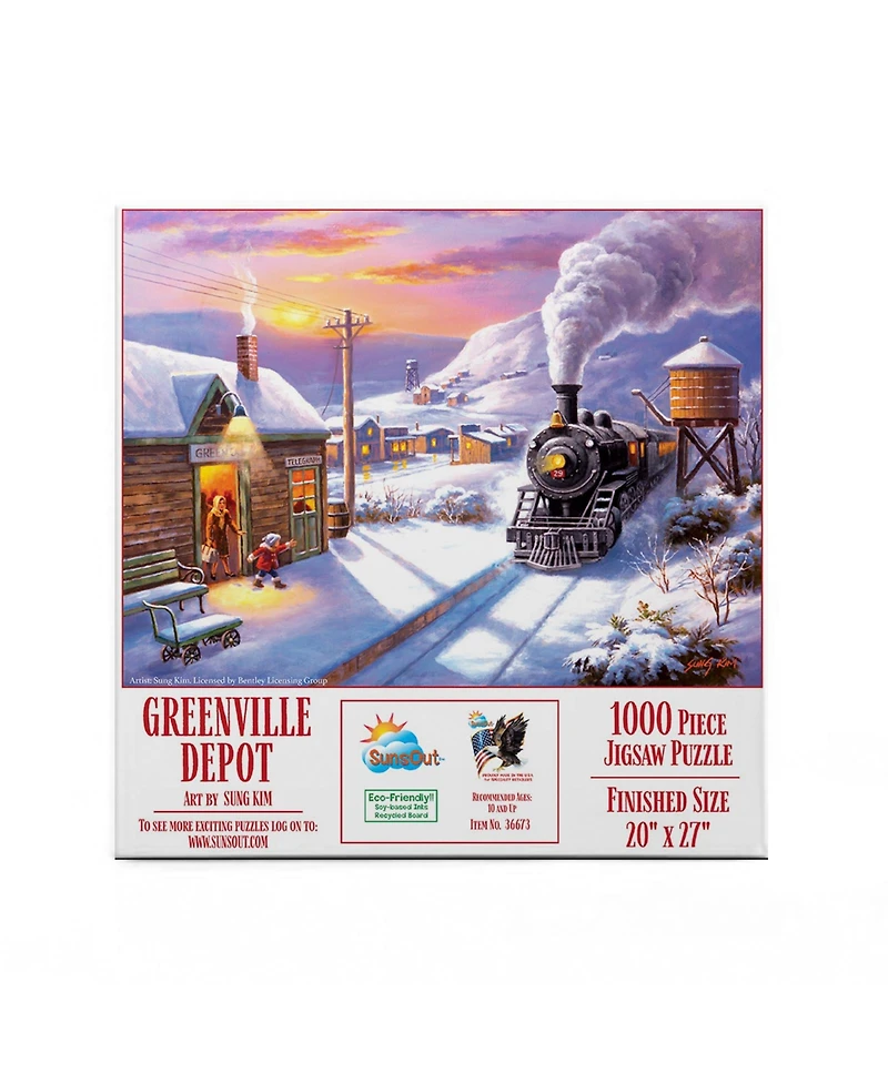 SunsOut Greenville Depot piece Jigsaw Puzzle for Adults