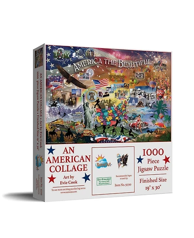 SunsOut An American Collage 1000 piece Jigsaw Puzzle