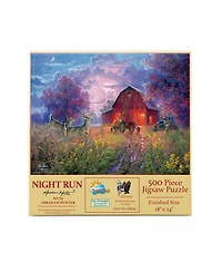 SunsOut Night Run 500 piece Jigsaw Puzzle for Adults