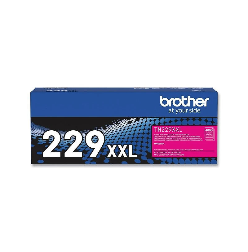 Brother TN229XXLM 4000 Page-Yield Super High-Yield Toner - Magenta