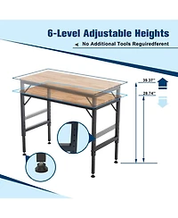 Streamdale 48" Heavy-Duty Adjustable Workbench for Garage