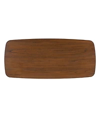 Streamdale Furniture Walnut Desk with Drawer - Modern Home/Office Furniture