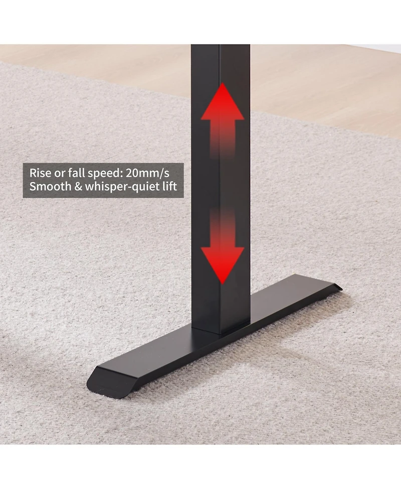 Streamdale Furniture Electric Standing Desk 24x48