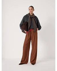 Hush Women's Lya Satin Twill Wide Leg Pants